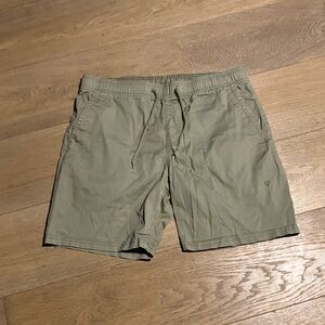 VISSLA Men's Drawstring Athletic Shorts - Olive